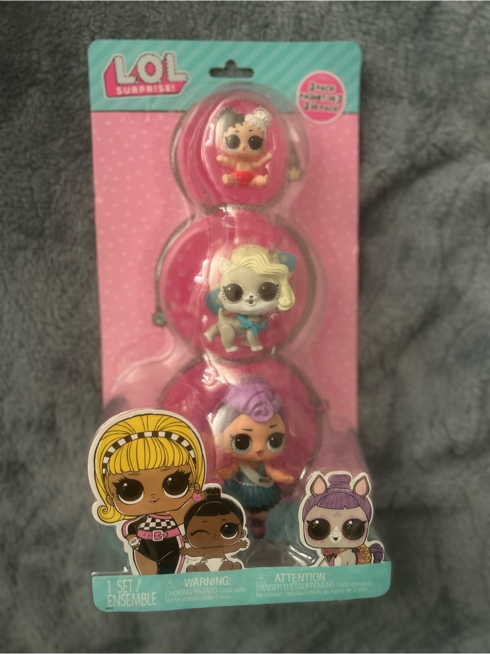 L.O.L. Surprise! Pink Pack 3 Small Pets Figures